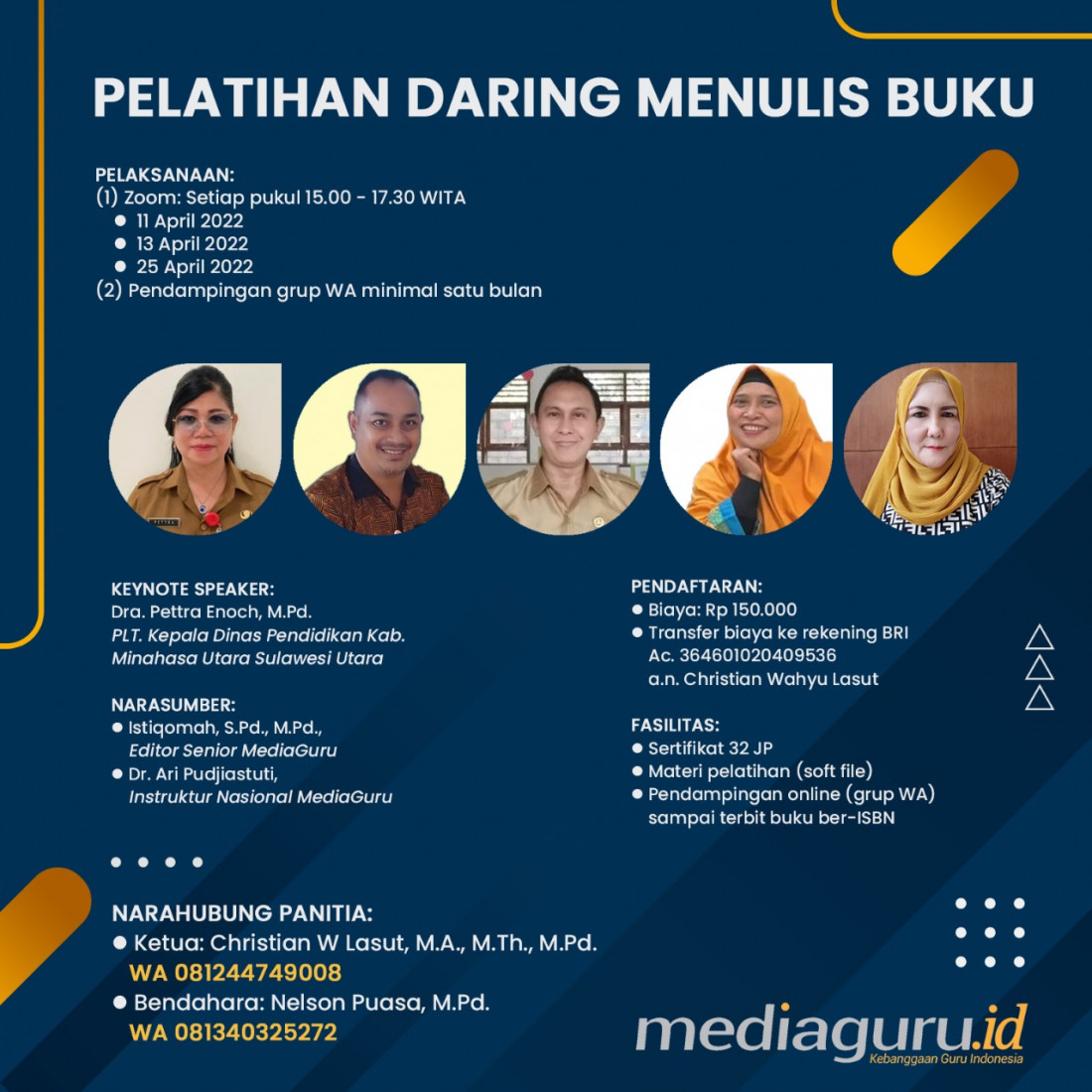 PELATIHAN DARING MENULIS BUKU