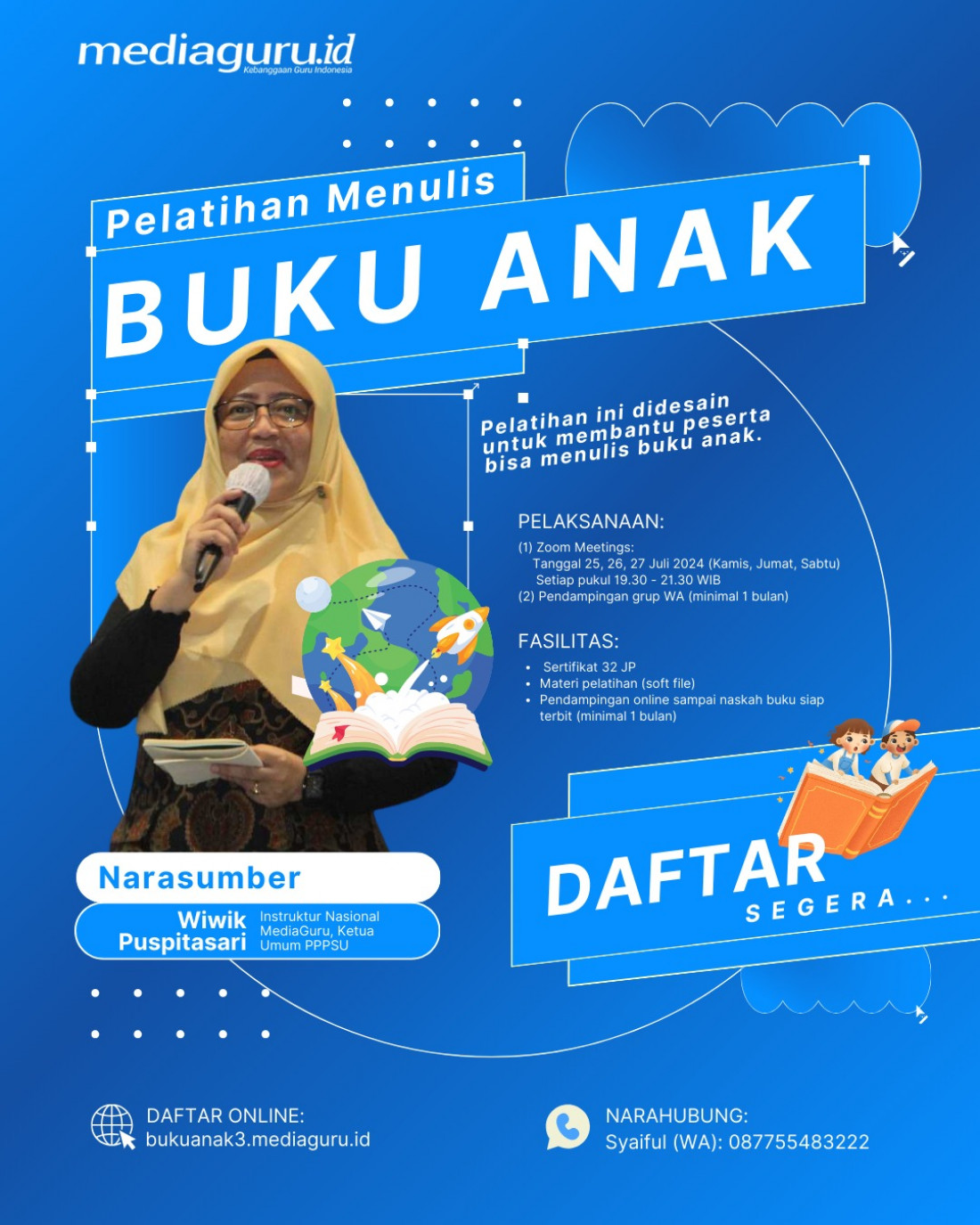 PELATIHAN MENULIS BUKU ANAK III (25-27 Juli 2024) 