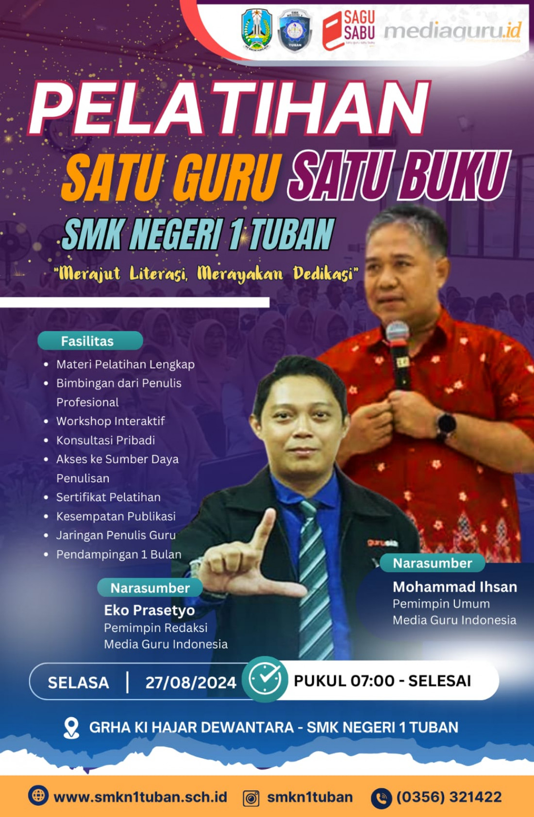 PELATIHAN SATU GURU SATU BUKU SMK NEGERI 1 TUBAN