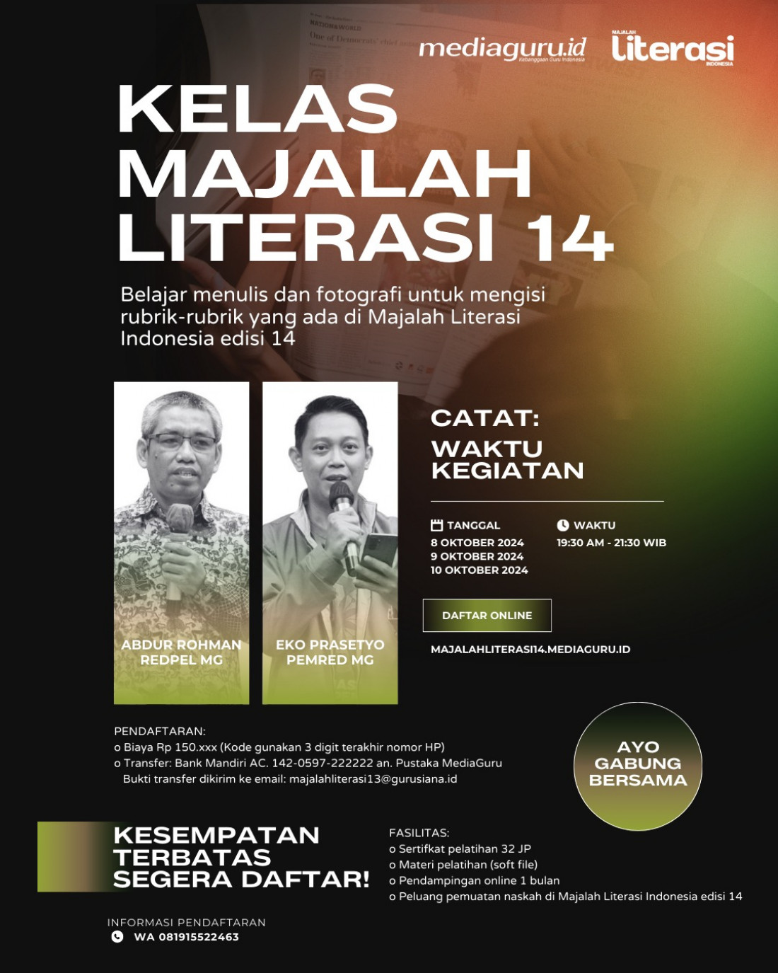 KELAS MAJALAH LITERASI 14