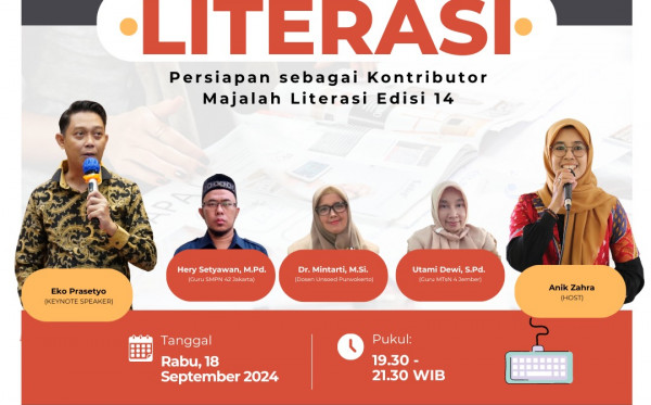 FREE WEBINAR MAJALAH LITERASI 13