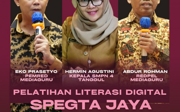 PELATIHAN LITERASI DIGITAL SMPN 4 TANGGUL, JEMBER 