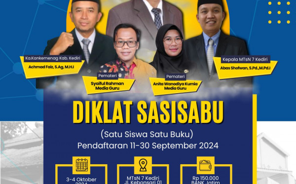 DIKLAT SASISABU MTSN 7 KEDIRI